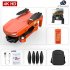 L800 Pro2 Drone 4k Gps Fpv Dual HD Drones with 360 Obstacle Avoidance 5g Wifi Rc Quadcopter A Orange 1 Battery