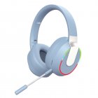 L850 Wireless Headset Stereo Sound Headphones Clear Calling Headset With Microphone For Computer Game Office Zoom Meeting blue