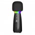 L868 Wireless Bluetooth compatible Microphone Home Karaoke Professional Handheld Mic Speaker Audio Mp3 Player black