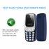 L8star Bm10 Mini Mobile Phone Dual Sim Card With Mp3 Player Fm Unlock Cellphone Voice Change Dialing Phone gray