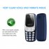 L8star Bm10 Mini Mobile Phone Dual Sim Card With Mp3 Player Fm Unlock Cellphone Voice Change Dialing Phone black