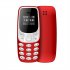 L8star Bm10 Mini Mobile Phone Dual Sim Card With Mp3 Player Fm Unlock Cellphone Voice Change Dialing Phone red