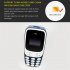 L8star Bm10 Mini Mobile Phone Dual Sim Card With Mp3 Player Fm Unlock Cellphone Voice Change Dialing Phone gray