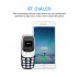 L8star Bm10 Mini Mobile Phone Dual Sim Card With Mp3 Player Fm Unlock Cellphone Voice Change Dialing Phone blue
