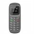 L8star Bm70 Mini Mobile Phone Bluetooth Cell Wireless Headset Cell Phone Dialer GSM Gray