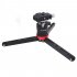 LC 28 Metal Aluminum Alloy Camera Tripod Ball Head Rocker with 1 4in Screw Mount Quick Release Plate gray