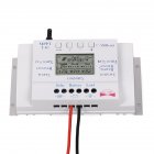 LCD 10  20 30   40A 12V   24V MPPT Solar Panel Regulator Charge Controller 3 Timer