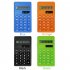 LCD 8 Digit Ultra Slim Calculator Soft Silicone Stationery Scientific Portable Students Calculator Orange