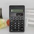 LCD 8 Digit Ultra Slim Calculator Soft Silicone Stationery Scientific Portable Students Calculator Navy blue