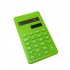 LCD 8 Digit Ultra Slim Calculator Soft Silicone Stationery Scientific Portable Students Calculator Navy blue