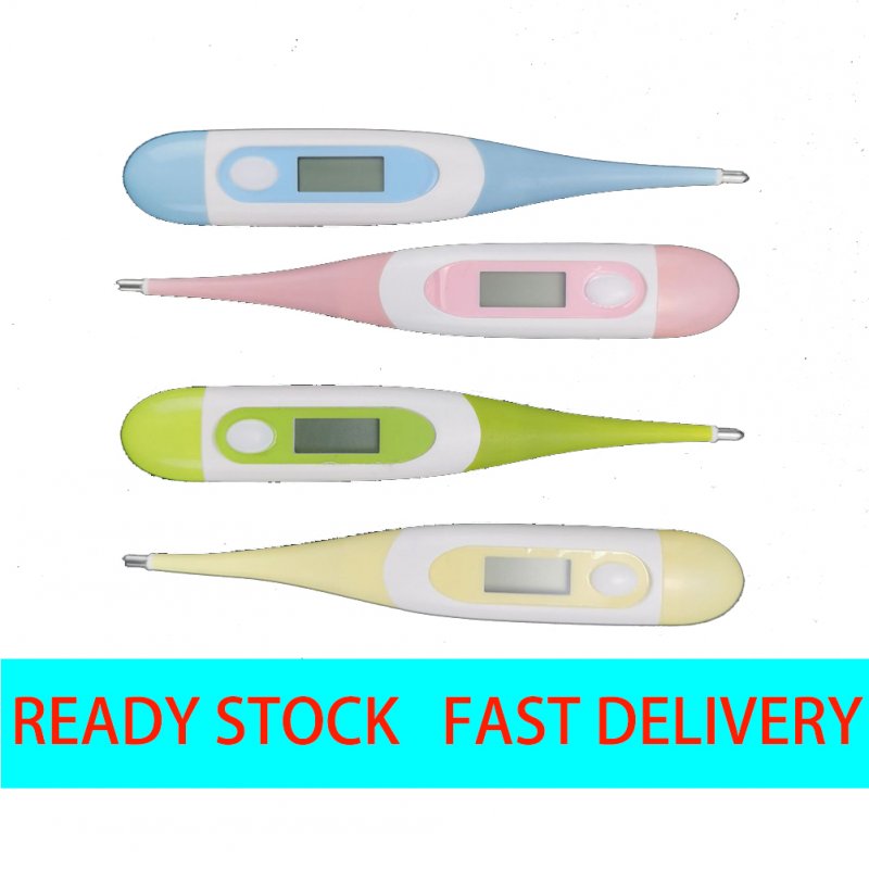 LCD Digital Heating Thermometer Tools Kids Baby Body Temperature Measurement Portable Random color_Normal specifications