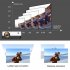 LCD LED Portable Home Theater Video Projector HD 1080P for Outdoor Movie Night Family Compatible with Phone DVD Player PS4 XBOX