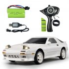 LDRC LD1802 RX7 1/18 RC Drift Car 2.4G 2WD RC Car With LED Lights 10km/h Rechargeable Drift Racing Car