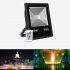 LED 50W RGB Flood Light Outdoor RC Spotlight Floodlight Lamp Reflector Waterproof Garden Lighting