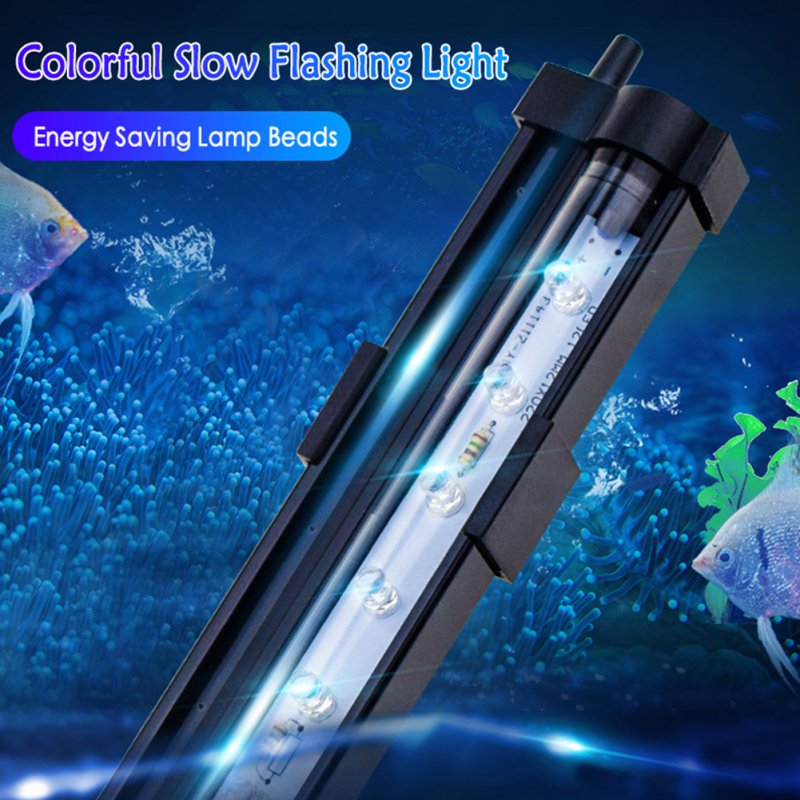 LED 7 Colors Change Aquarium Light Fish Bowl Submersible Light Air Bubble Lamp