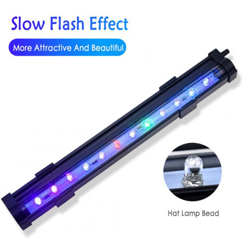 LED 7 Colors Change Aquarium Light Fish Bowl Submersible Light Air Bubble Lamp