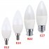 LED 85 265V 3W RGBW Bulb Candle Light Bulb Lamp with Remote Control for KTV Party Stage Decor RGB  warm white E12 C37