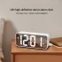 LED Alarm Clock With Dual Alarms  4 level Dimmable Brightness Digital Alarm Clock With USB Charging Ports  12H 24H  Snooze Mode For Heavy Sleepers Kids Elderly 