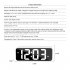 LED Alarm Clock With Dual Alarms  4 level Dimmable Brightness Digital Alarm Clock With USB Charging Ports  12H 24H  Snooze Mode For Heavy Sleepers Kids Elderly 