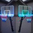 LED Basketball Hoop Lights  8 Flashing Modes  LED Basketball Rim Light  Waterproof  Fall Prevention Solar Basketball Night Lights Gift For Boys   Girls  Kids So