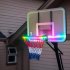LED Basketball Hoop Lights  8 Flashing Modes  LED Basketball Rim Light  Waterproof  Fall Prevention Solar Basketball Night Lights Gift For Boys   Girls  Kids So