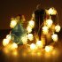LED Beads Pine Corn LED Light String Home Tree Hangings Ornaments Decoration Pine cone 4 meters 40 light battery