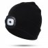 LED Beanie With Light  Kids Rechargeable 4LED Headlamp Hat  Winter Warm Unisex Knitted Hat For Outdoor Dog Walking Camping Running Hiking  Gifts For Boys Girls 