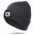 LED Beanie With Light  Kids Rechargeable 4LED Headlamp Hat  Winter Warm Unisex Knitted Hat For Outdoor Dog Walking Camping Running Hiking  Gifts For Boys Girls 
