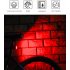 LED COB USB Charging 5 Modes Dimming Red Light Bicycle Tail Lamp for Outdoor Riding Silver FY320