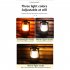 LED Camping Lantern Portable Solar USB Powered 3000 5000K Stepless Dimming Light With Handle Retro Waterproof Rechargeable Hanging Lantern For Outdoor Camping H