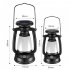 LED Camping Lantern Portable Solar USB Powered 3000 5000K Stepless Dimming Light With Handle Retro Waterproof Rechargeable Hanging Lantern For Outdoor Camping H