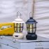 LED Camping Lanterns Retro Battery Powered Portable Lights 300LM 5 Level Dimmable Rechargeable LED Flashlight With Hanging Hook For Outdoor Camping Hiking Fishi