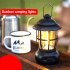 LED Camping Lanterns Retro Battery Powered Portable Lights 300LM 5 Level Dimmable Rechargeable LED Flashlight With Hanging Hook For Outdoor Camping Hiking Fishi