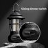 LED Camping Lanterns Retro Battery Powered Portable Lights 300LM 5 Level Dimmable Rechargeable LED Flashlight With Hanging Hook For Outdoor Camping Hiking Fishi