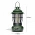 LED Camping Lanterns Retro Battery Powered Portable Lights 300LM 5 Level Dimmable Rechargeable LED Flashlight With Hanging Hook For Outdoor Camping Hiking Fishi