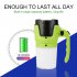 LED Camping Light Outdoor Waterproof Multifunction USB Charging Strong Light Flashlight Torch green
