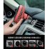 LED Car Air Outlet Fan USB Portable Mini Fan red