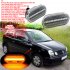 LED Car Amber Signal Light Side Flowing Water Indicator Bulbs for Volkswagen Golf Bora Passat white With flowing water