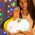 LED Cartoon Little Devil Shaped Silicone Pat Lamp with 3 Luminous Colors