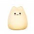 LED Cat Kids Night Light With Tap Control Soft Silicone Night Lamp For Kids Baby Girls Boys Children Toddler cute cat