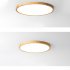 LED Ceiling Light Circle Led Light With Acrylic Lampshade 3200LM 12W Flat Modern Round Closet Lighting Fixtures For Bedroom Living Room Office Wood color