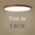 LED Ceiling Light Circle Led Light With Acrylic Lampshade 3200LM 12W Flat Modern Round Closet Lighting Fixtures For Bedroom Living Room Office Wood color