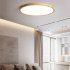 LED Ceiling Light Circle Led Light With Acrylic Lampshade 3200LM 12W Flat Modern Round Closet Lighting Fixtures For Bedroom Living Room Office walnut color