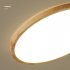 LED Ceiling Light Circle Led Light With Acrylic Lampshade 3200LM 12W Flat Modern Round Closet Lighting Fixtures For Bedroom Living Room Office walnut color