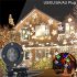 LED Christmas Light Outdoor Waterproof Snowflower Projection Lamp for Lawn Stage European regulation white light