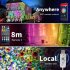 LED Christmas String Light 20M 10M 5M Super Bright Energy Saving Curtain Lights For Indoor Outdoor Decoration 100 lights 10 meters