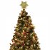 LED Christmas Tree Topper Lights Built in LED Projector Magic Project Light For Christmas Tree Decorations Snowflake style gold EU plug