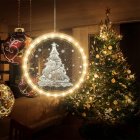 LED Christmas Window Lights 7LM High Brightness Energy Saving Battery Powered Hanging Xmas Decorative Light Christmas tree