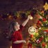 LED Christmas Window Lights 7LM High Brightness Energy Saving Battery Powered Hanging Xmas Decorative Light Santa