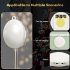 LED Christmas Window Lights 7LM High Brightness Energy Saving Battery Powered Hanging Xmas Decorative Light Santa